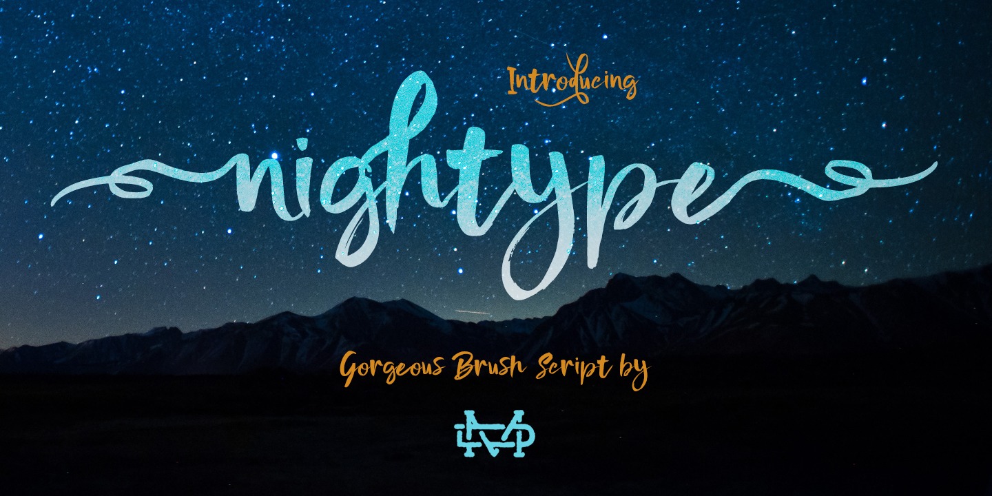 Przykładowa czcionka Nightype #1